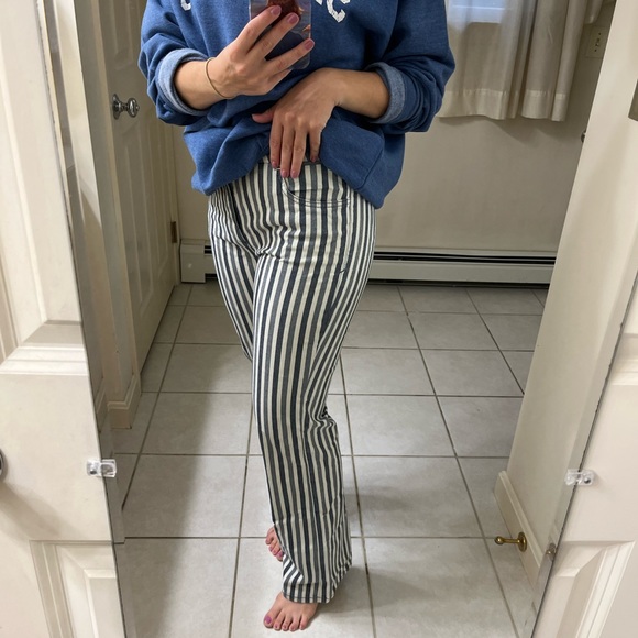 NWT Anthro Striped Jeans - Picture 3 of 3